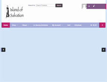 Tablet Screenshot of islandofsalvationbotanica.com